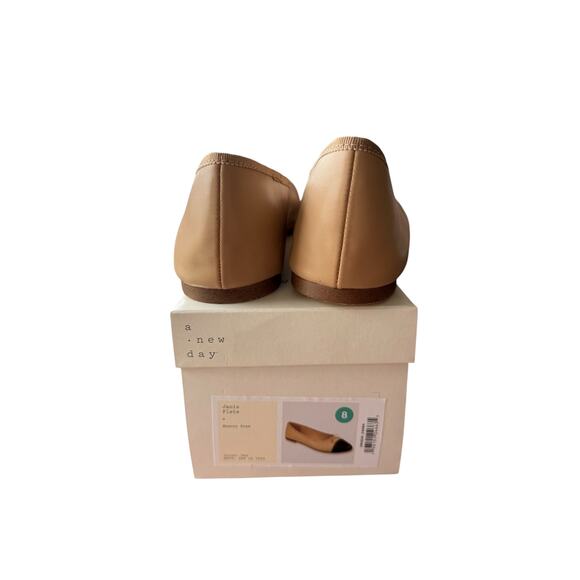 A New Day Women's Tan Jennie Classic Ballet Flats Size 8 - Picture 5 of 7